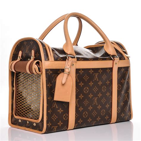 louis vuitton dog carrier.